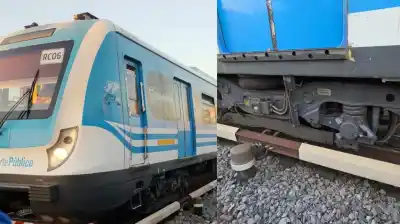 Un vagón del Sarmiento se descalzó en Liniers y el servicio quedó limitado
