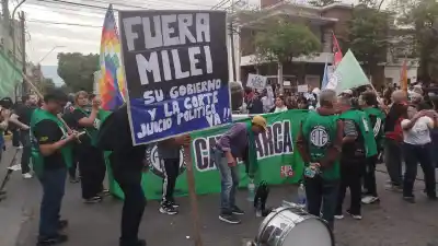 Milei llegó a Catamarca y el operativo que montaron no dejó pasar a nadie