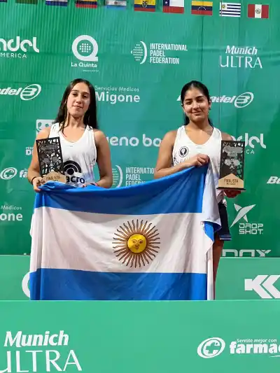 Una piquense de 13 años jugó el Panamericano de pádel y volvió con una medalla que pocos esperaban