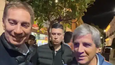 La comitiva que llegó con Milei a Catamarca y la recorrida que terminó en la Catedral