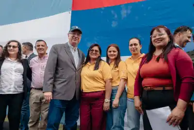 Fracrán cumplió cuatro años como municipio y Passalacqua habló de "tirar juntos del carro"