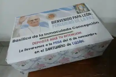 Concepción del Uruguay: las cajas que viajarán hasta el Papa y dónde encontrarlas