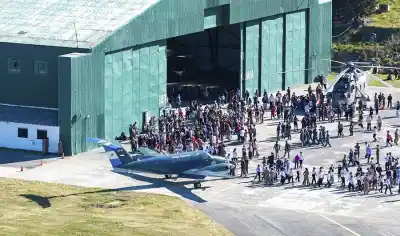 Tierra del Fuego: los cielos del sur se llenaron de aviones y helicópteros de la Armada