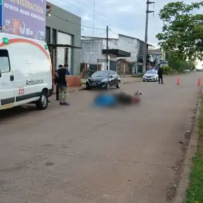 Salió a la ruta en su moto y a las 6:20 la encontraron sin vida en Garupá