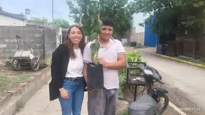 Plantaron 207 frutales en 17 pueblos y las familias ya esperan el primer fruto