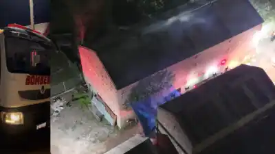 Se prendió fuego la estufa de una finca en La Ovejería y los bomberos no lograban dominarlo