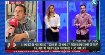 El agua les tapó el merendero de Salta y ahora peligra el plato de comida de decenas de chicos