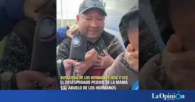 Tres días sin José y Leo: el pedido desesperado de su mamá y su abuelo