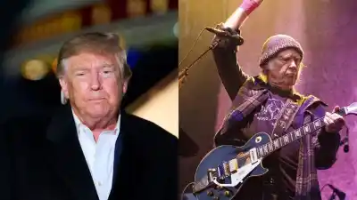Neil Young le reclama 10 millones a Trump por usar su canción: la ironía que estalló en pleno acto