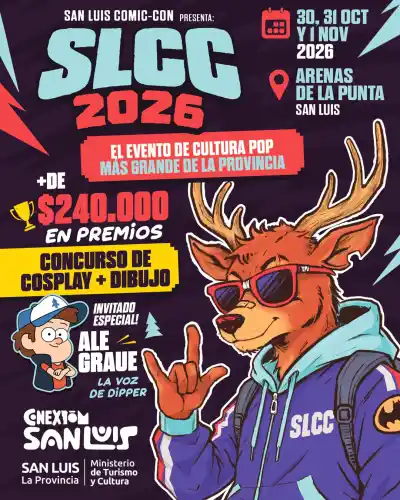 La Comic-Con llega a La Punta con un invitado que los fans de Gravity Falls van a reconocer al instante