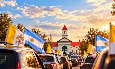 La caravana que prepara Río Grande para recibir al papa León XIV: dónde y cuándo larga
