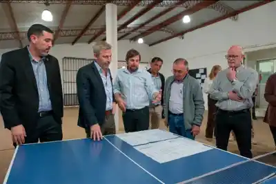 Frigerio firmó en Santa Ana la obra que la escuela esperaba: qué se construye adentro