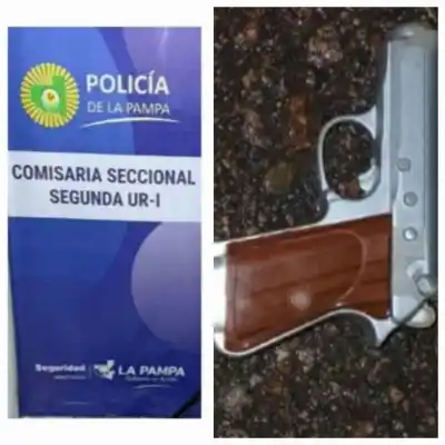 Lo vieron con un arma en plena calle de Santa Rosa: lo que encontraron entre sus ropas dejó a todos en silencio