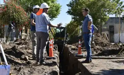 Villa Alonso: la obra que cambiará el agua y las cloacas de 2.600 vecinos tiene fecha de fin