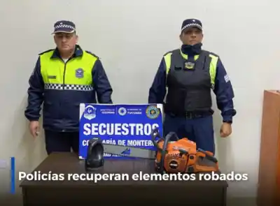 Secuestro de Elementos Robados en Monteros