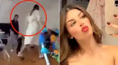 La cámara captó el momento exacto antes de los disparos: el diálogo entre la modelo y su suegra