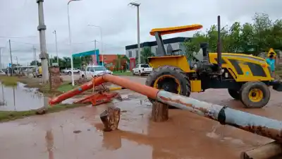 Operativo territorial en Los Juríes tras las intensas lluvias