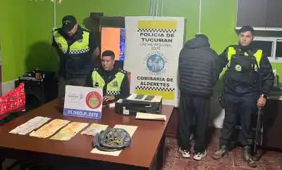 Un allanamiento en Alderetes terminó con un detenido que era buscado desde 2017