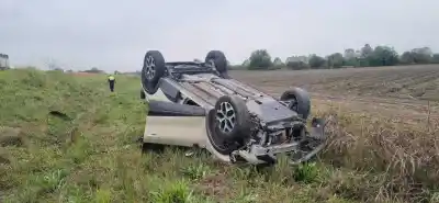 Vuelco de un Vehículo en la Nueva RN 38 al Sur de Monteros