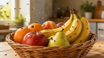 Por qué aparecen mosquitas cerca de las frutas y cómo ahuyentarlas de la cocina