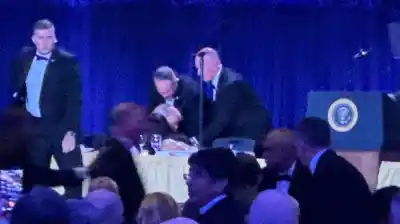 Evacuaron a Donald Trump y a Melania de una cena con periodistas tras un tiroteo en Washington