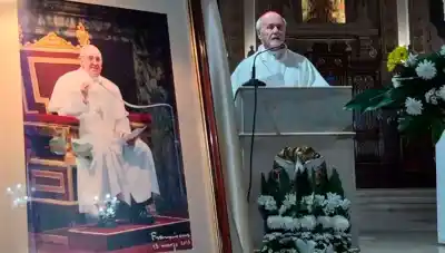 Misa en la Catedral Basílica de Santiago del Estero a un año de la muerte del papa Francisco