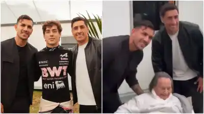 El emotivo gesto de dos figuras de Boca con la abuela de Colapinto que conmovió a todos