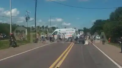 Chocaron en Ruta 9 Sur y lo que encontraron dentro de la moto sorprendió a todos