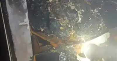 El fuego devoró una habitación en San Martín y dejó a una mujer al borde del colapso