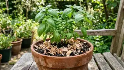 El trucazo de jardinería que pocos conocen para que tu albahaca explote de hojas verdes