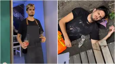 De influencer viral a mozo en Salta: el video que muestra su nuevo comienzo