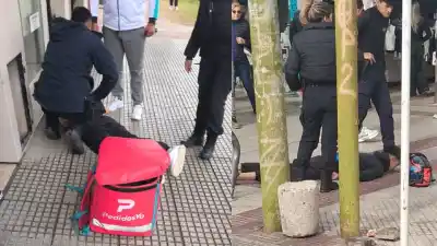 Un custodio abrió fuego en plena peatonal de Laferrere: dos delincuentes heridos y un detenido