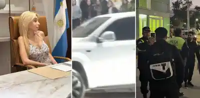 Vecinos inundados quisieron hablar con la intendenta y terminó escoltada por la policía