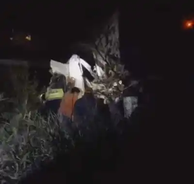 Dos camiones chocaron de frente sobre la RN 157 al sur de Simoca
