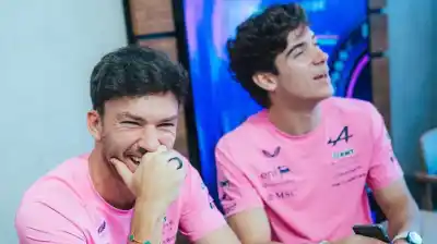 Colapinto y Gasly dejaron los autos: el insólito desafío que los enfrentó antes del GP de Miami