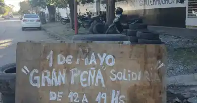 Día del Trabajador en fábrica tomada: la peña solidaria de los obreros de Euro que no cobran desde octubre