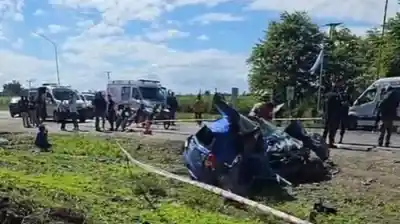 Colisión frontal en la ruta 38: el conductor murió en el acto tras un violento impacto