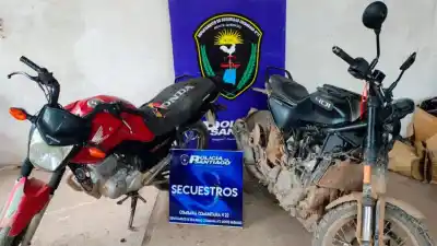 Encontraron dos motos con serias irregularidades en la ciudad: una tenía pedido de secuestro por robo