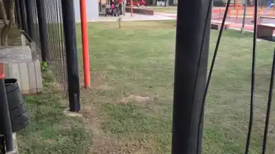 Robaron las rejas de una plaza y dejaron al descubierto un problema que preocupa a todo un barrio