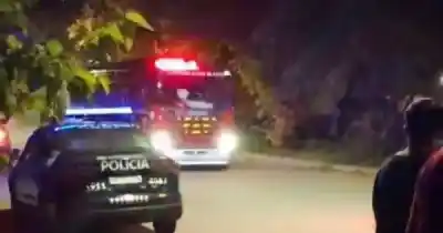 Un quincho de la empresa Expreso Luján fue consumido por las llamas: lo que dejó el incendio