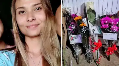 La desgarradora despedida del novio tras la muerte de la joven quemada en un 80%