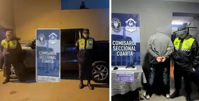 Chocó un auto, escapó y cuando lo fueron a buscar embistió una moto