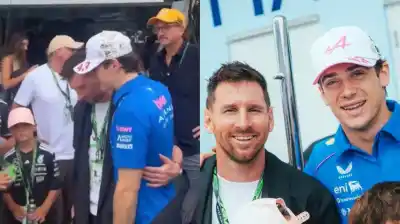 Lionel Messi llegó al box de Alpine y lo que pasó con Franco Colapinto revolucionó la previa del GP de Miami