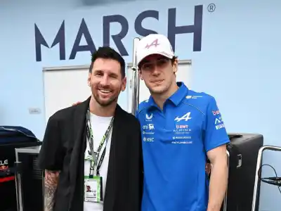 Messi revolucionó el GP de Miami: la visita sorpresa a Colapinto que paralizó el paddock