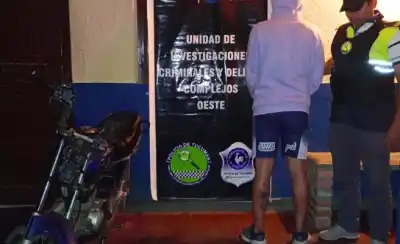 Motocicleta robada fue recuperada en Los Sosa