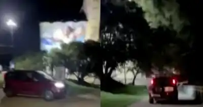 Un joven filmó lo que hizo una conductora en los Silos Davis y su reacción lo dejó helado