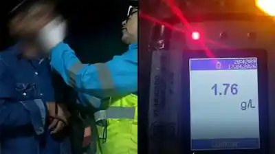 Lo frenaron en la ruta y dijo esto antes de conocer su alto nivel de alcohol en sangre