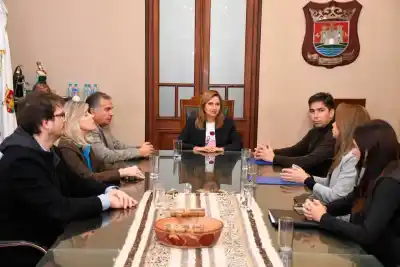 La intendente se reunió con la Cámara de Comercio y esto es lo que acordaron
