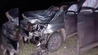 Embistió a un animal en la Ruta 92 y lo que pasó después dejó helados a los rescatistas