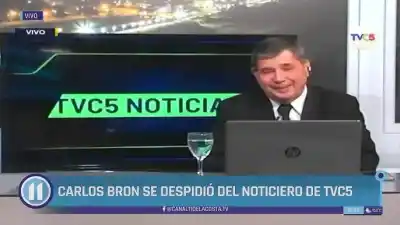 Se despidió de la pantalla tras 29 años: la emotiva última salida al aire de Carlos Bron